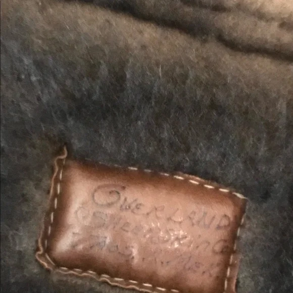 Vintage OVERLAND Brown Rancher Shearling Sheepskin Coat, Sz M / L, USA Taos - Picture 3 of 4